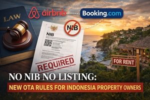 New OTA Rules Indonesia: Property Listings Must Have NIB in 2026